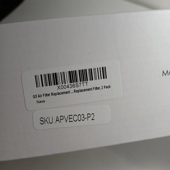 New~ G3 ~ H13 TRUE HEPA AIR PURIFIER FILTER Replacement 2pack  Brand New Sealed - Picture 3 of 6